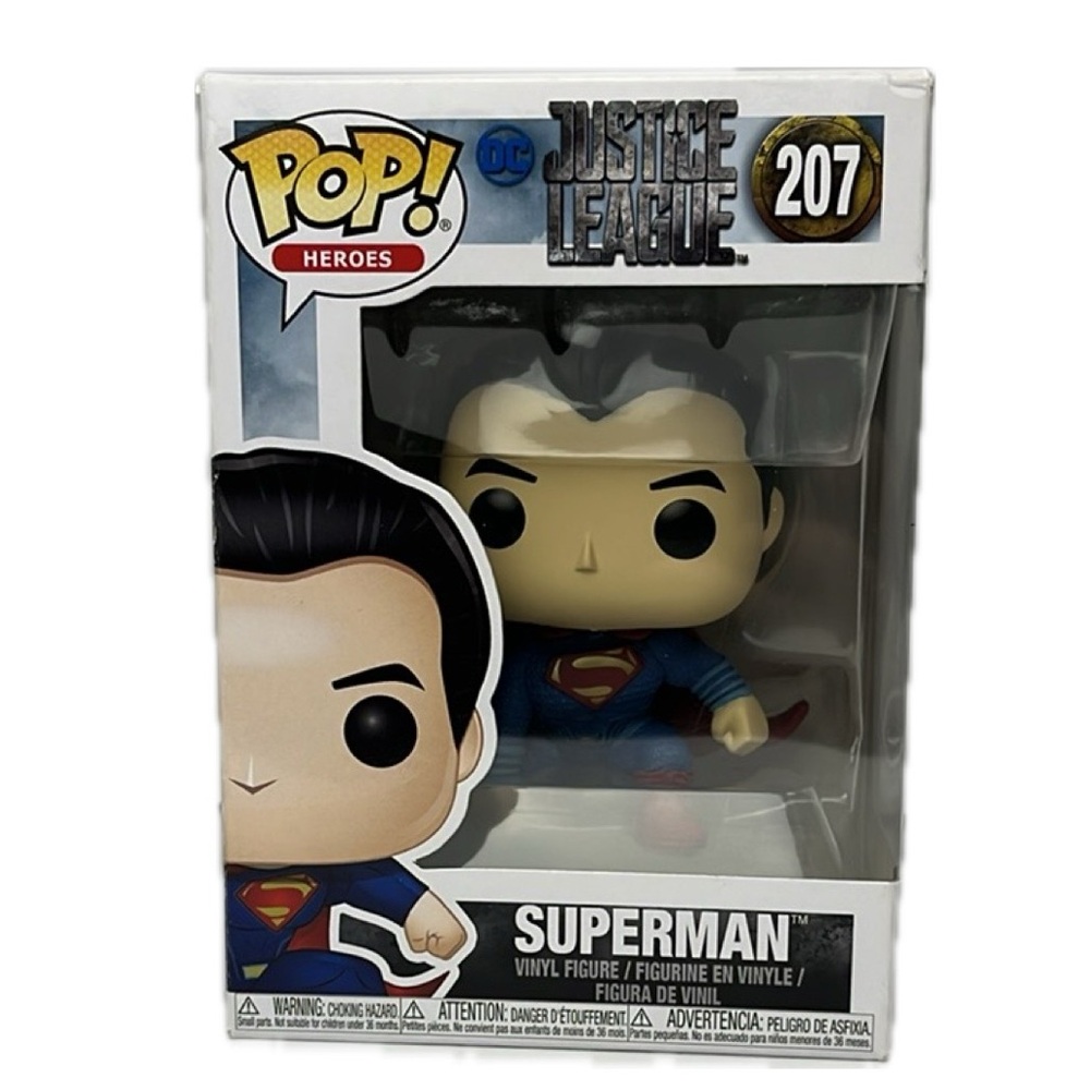 Funko Pop! Heroes Justice League SUPERMAN 207 DC Vinyl Figure Collectible